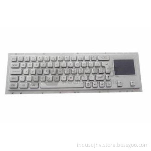 65 Key Industrial Metal Keyboard With Touchpad , Cherry Mec
